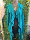 Waterfall Collar Knit Cardi