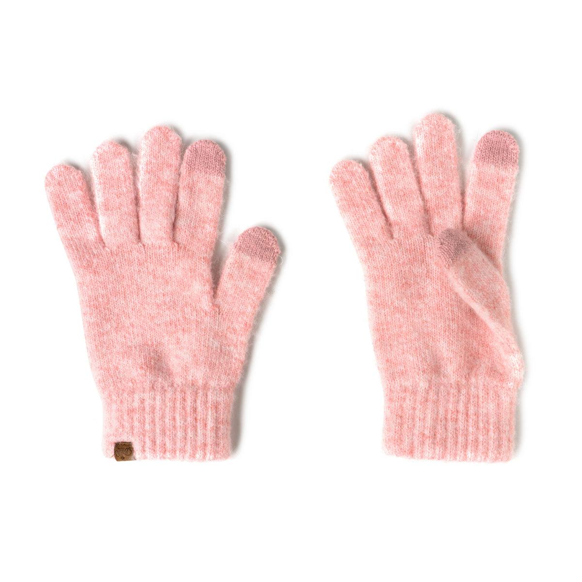 Britt's Knits Powder Knit Ultra Soft Gloves Open Stock: Black