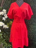 Dolman Sleeve Mini Dress