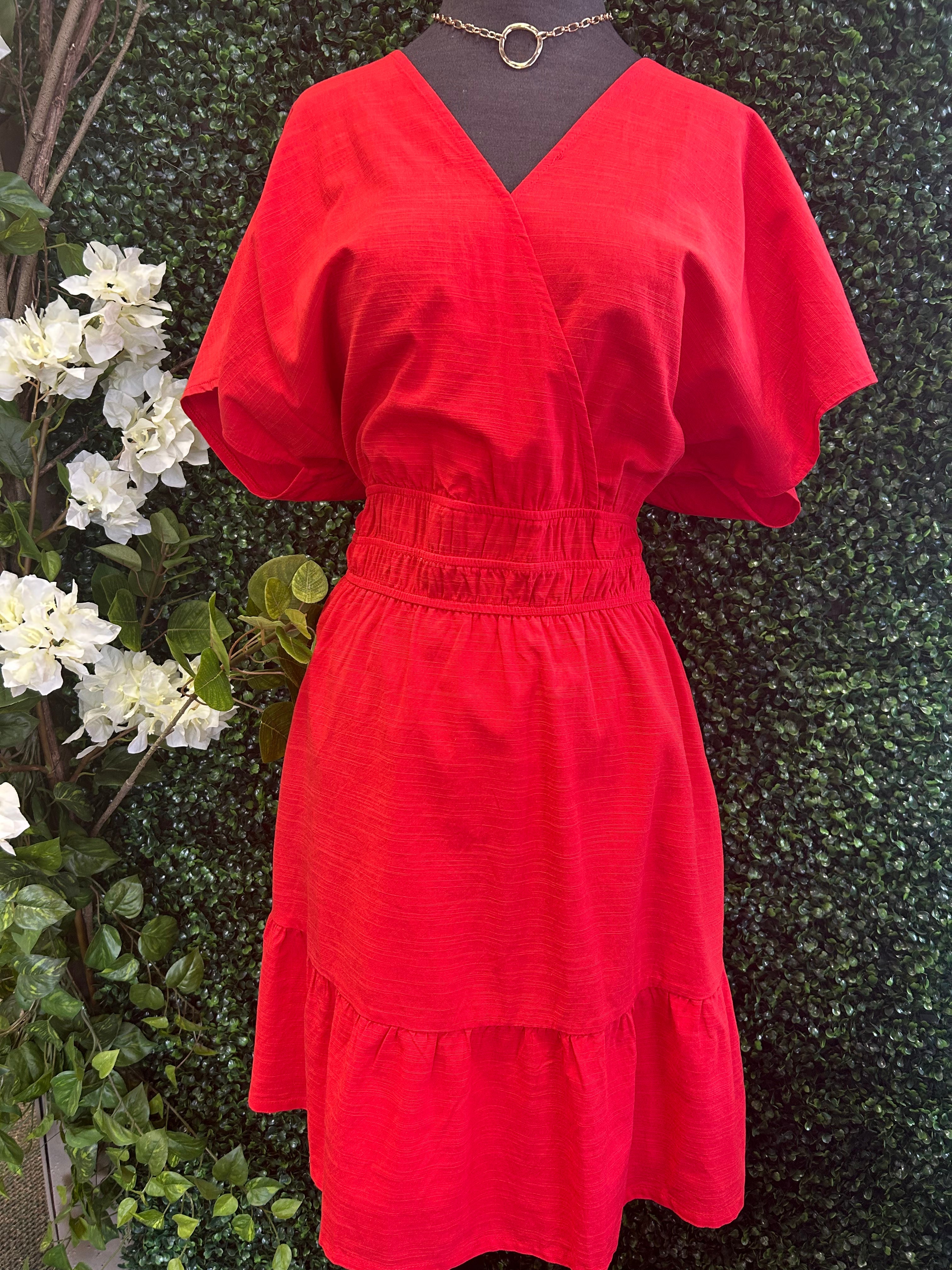 Dolman Sleeve Mini Dress