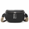 Fashionable Casual Shoulder Crossbody Bag: Black