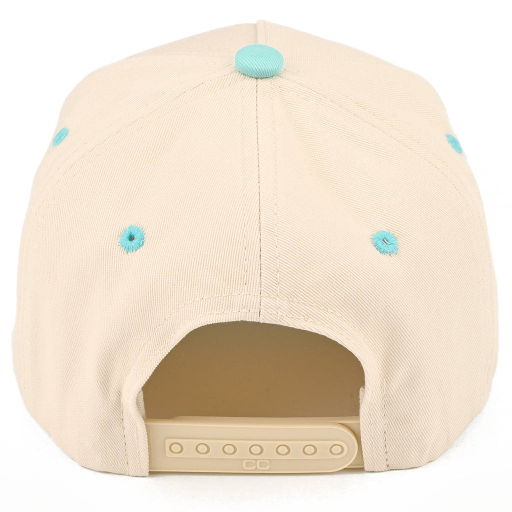 C.C Junior PUT IT ON MY DAD'S TAB Two Tone Snapback Cap: Hot Pink