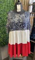 Tiered Color Block Top