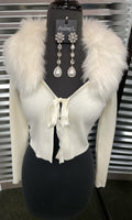 Ivory Fur Sweater
