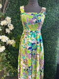 Tropical Print Dress