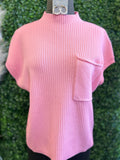 Pocket Ribbed Sweater