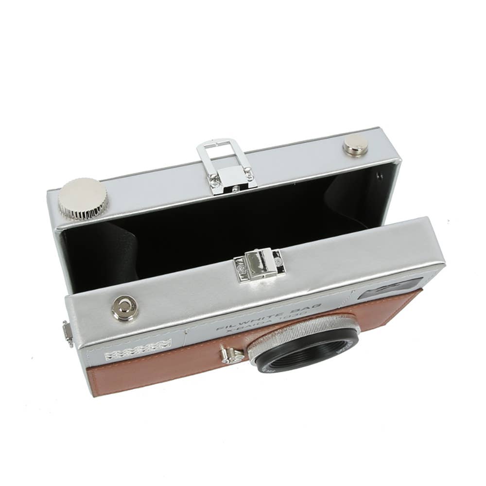 Camera Shaped Crossbody Bag: BKSL