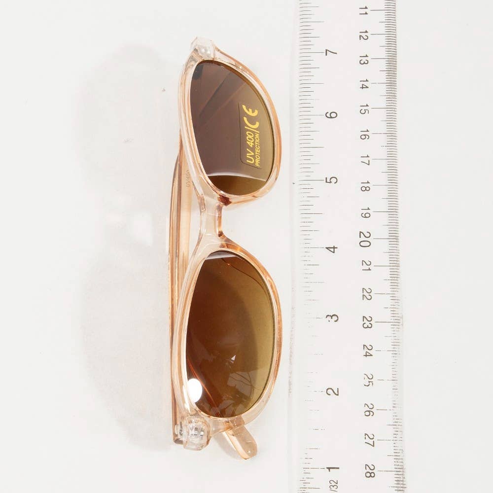 Oval Lens Tortoise Frame Sunglasses Set: ASSORTED