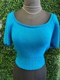 Scoop Neck Crop Sweater
