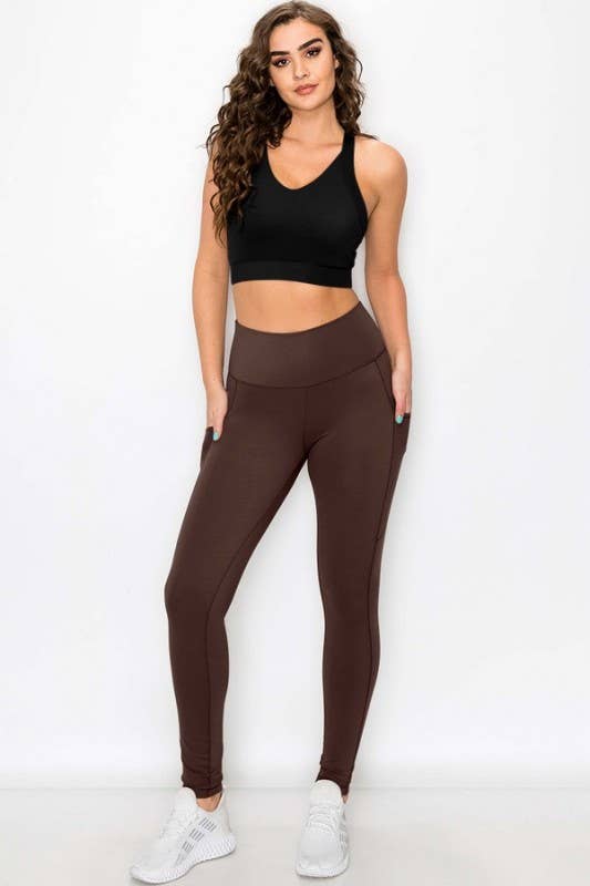 Black Buttery Soft Leggings with Pockets