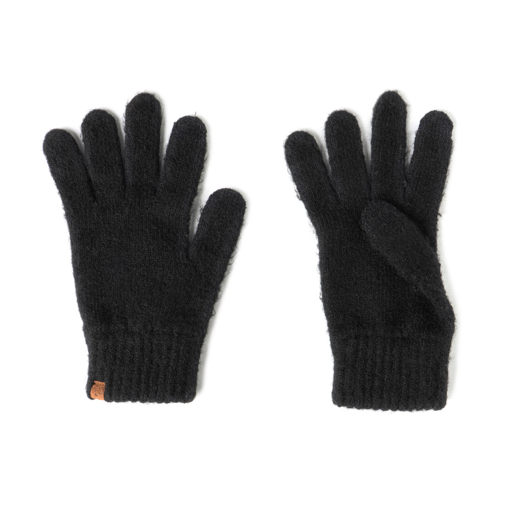 Britt's Knits Powder Knit Ultra Soft Gloves Open Stock: Black