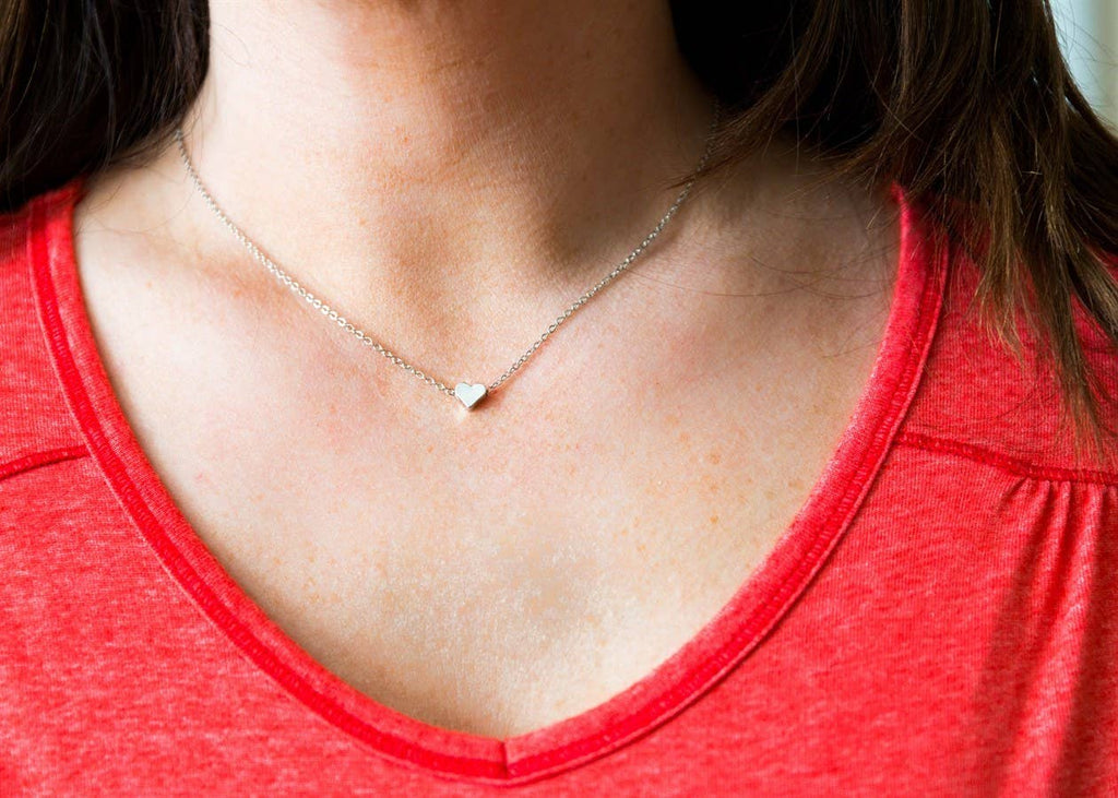 Best Friend Necklace Heart Necklace & Card