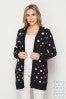 Black polka dot cardi
