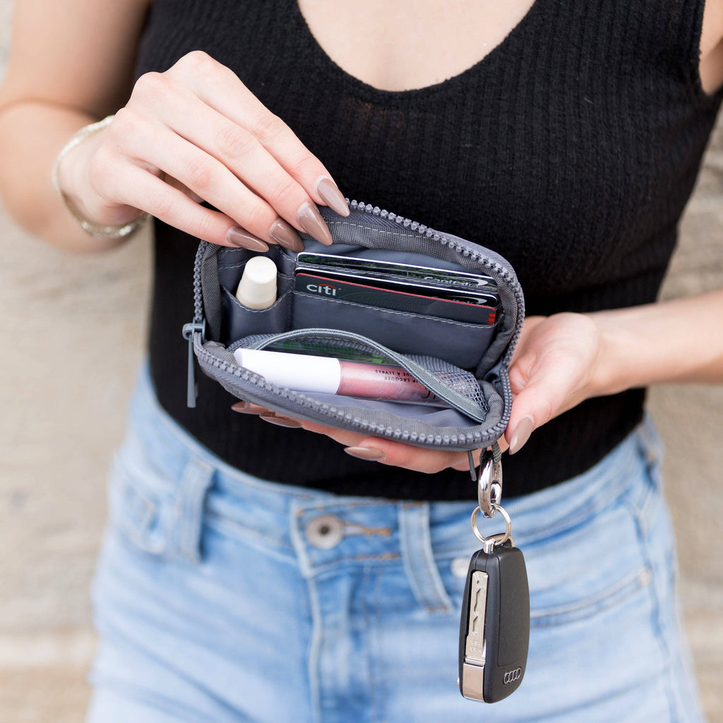 Journey Clippable ID Wallet Pouch: Mauve