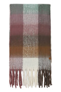 C.C Multi Color Block Plaid Check Pattern Woven Winter Scarf: 2