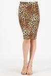 cheetah pencil skirt