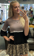 Mocha Leopard Tunic