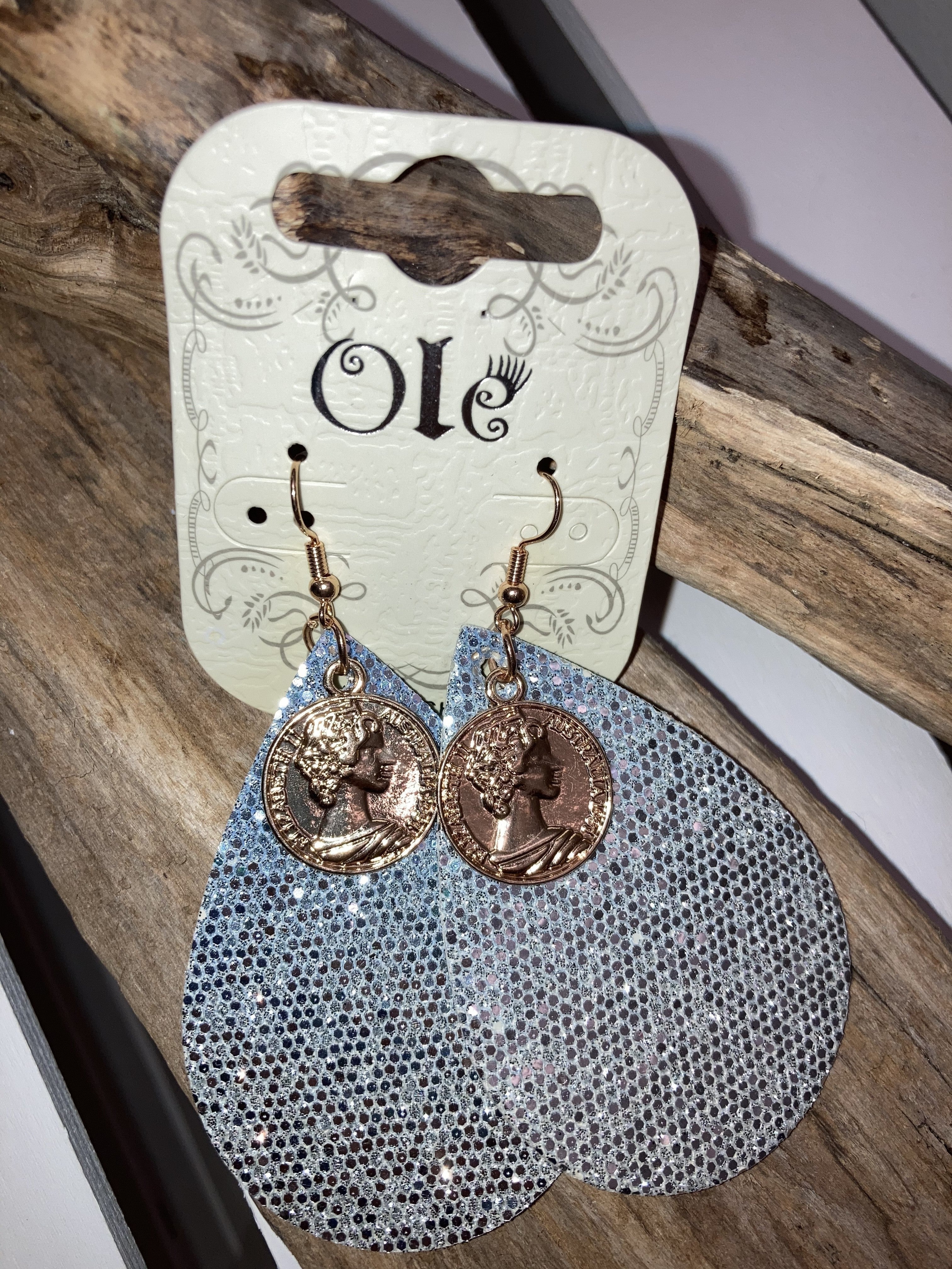 Coin earrings