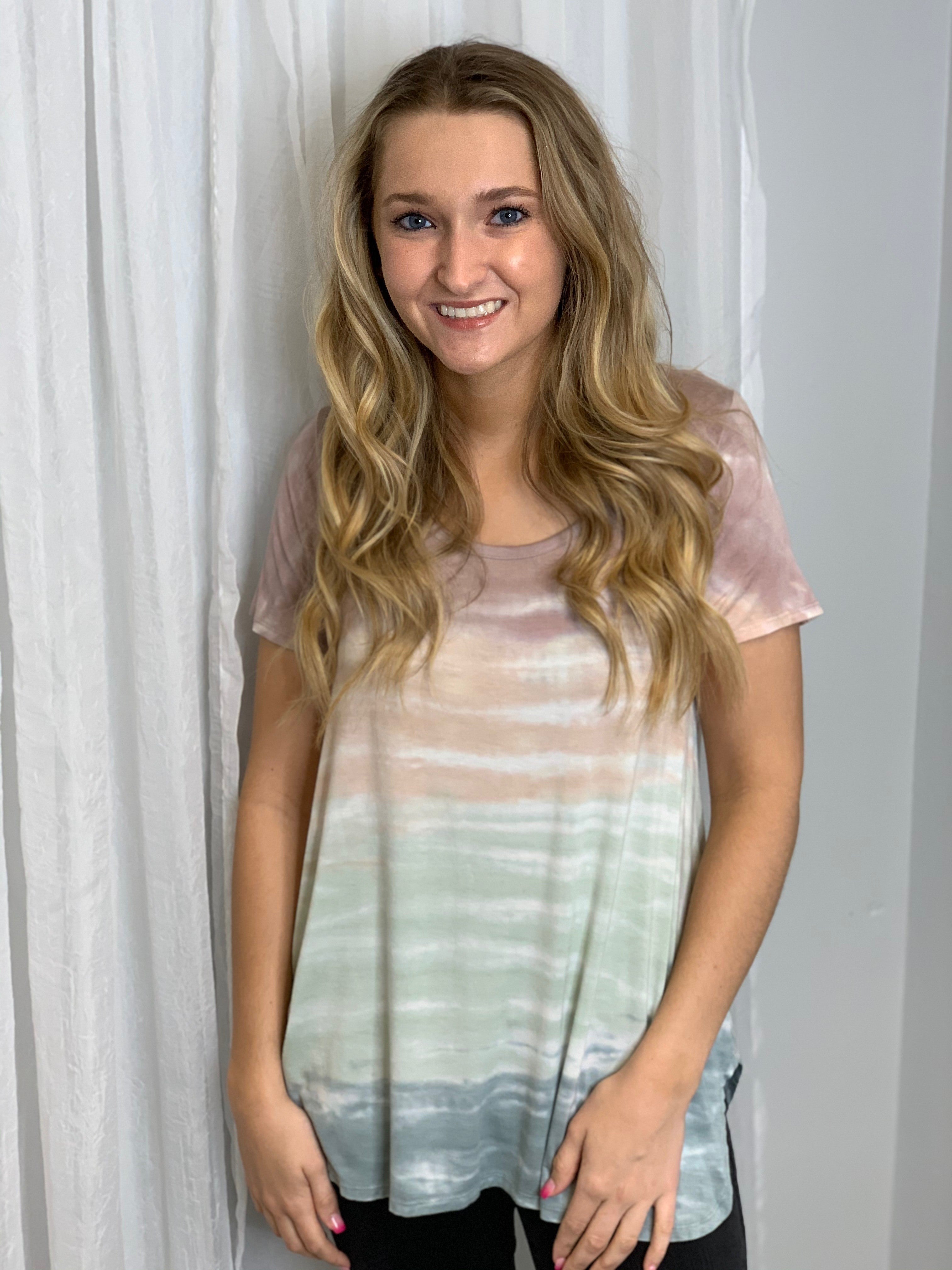 Pastel Block T-shirt Top