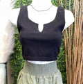Ribbed Crop Top