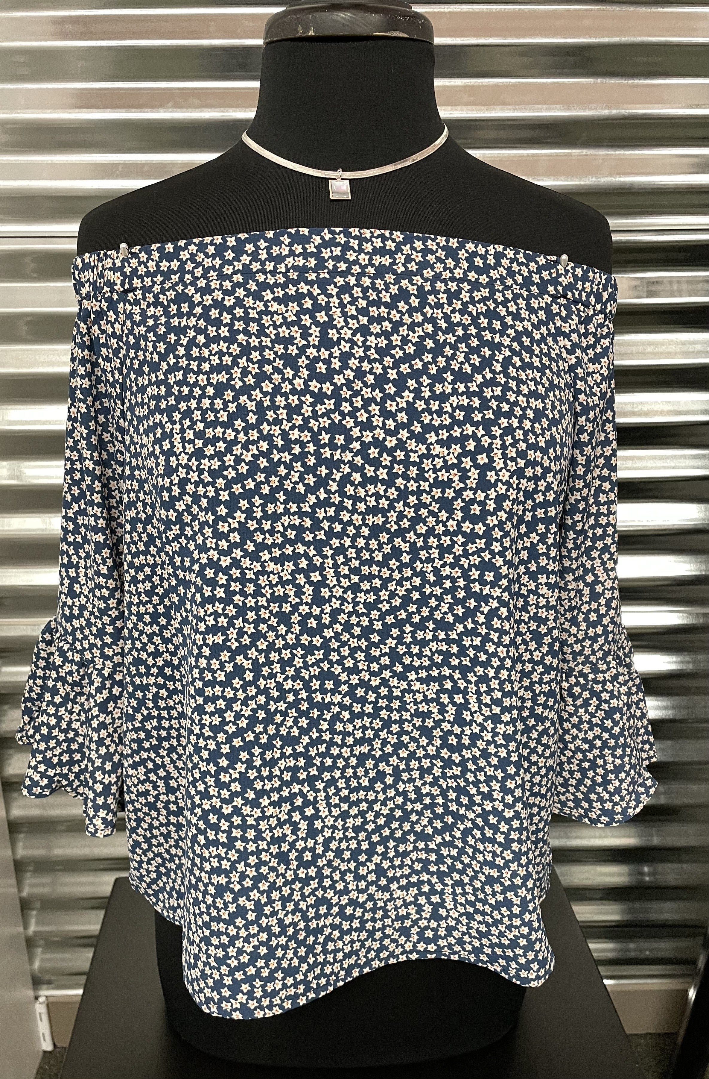 Off Shoulder Bell SleeveTop