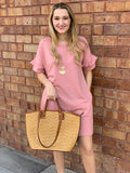Knit A-line dress
