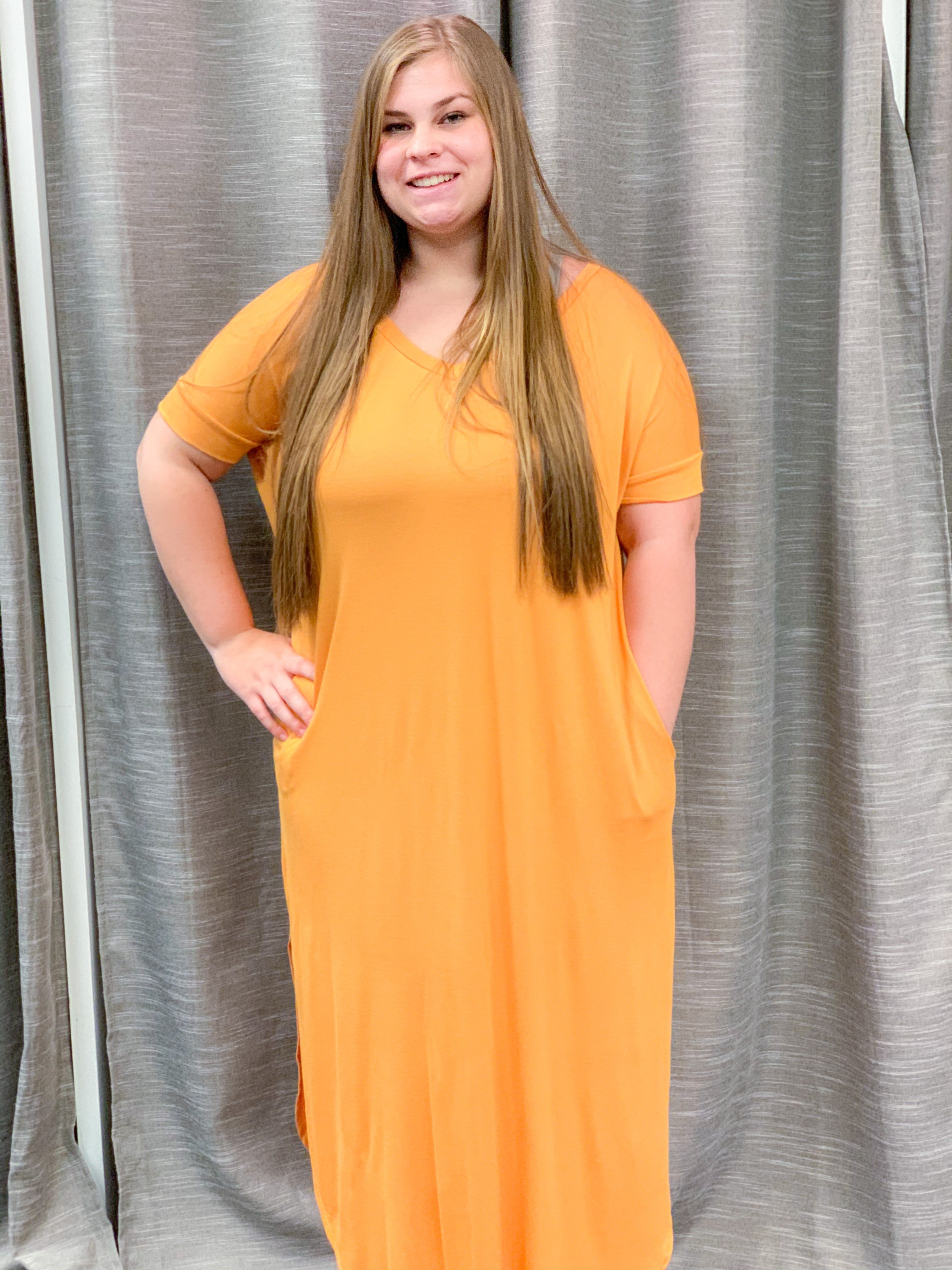 Mustard Maxi Dress