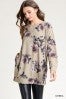 oatmeal flower pullover