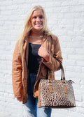 Camel Jacket w/ Faux Fur Lining