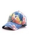 Tie dye ball cap