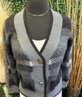 Plaid Cardi Sweater