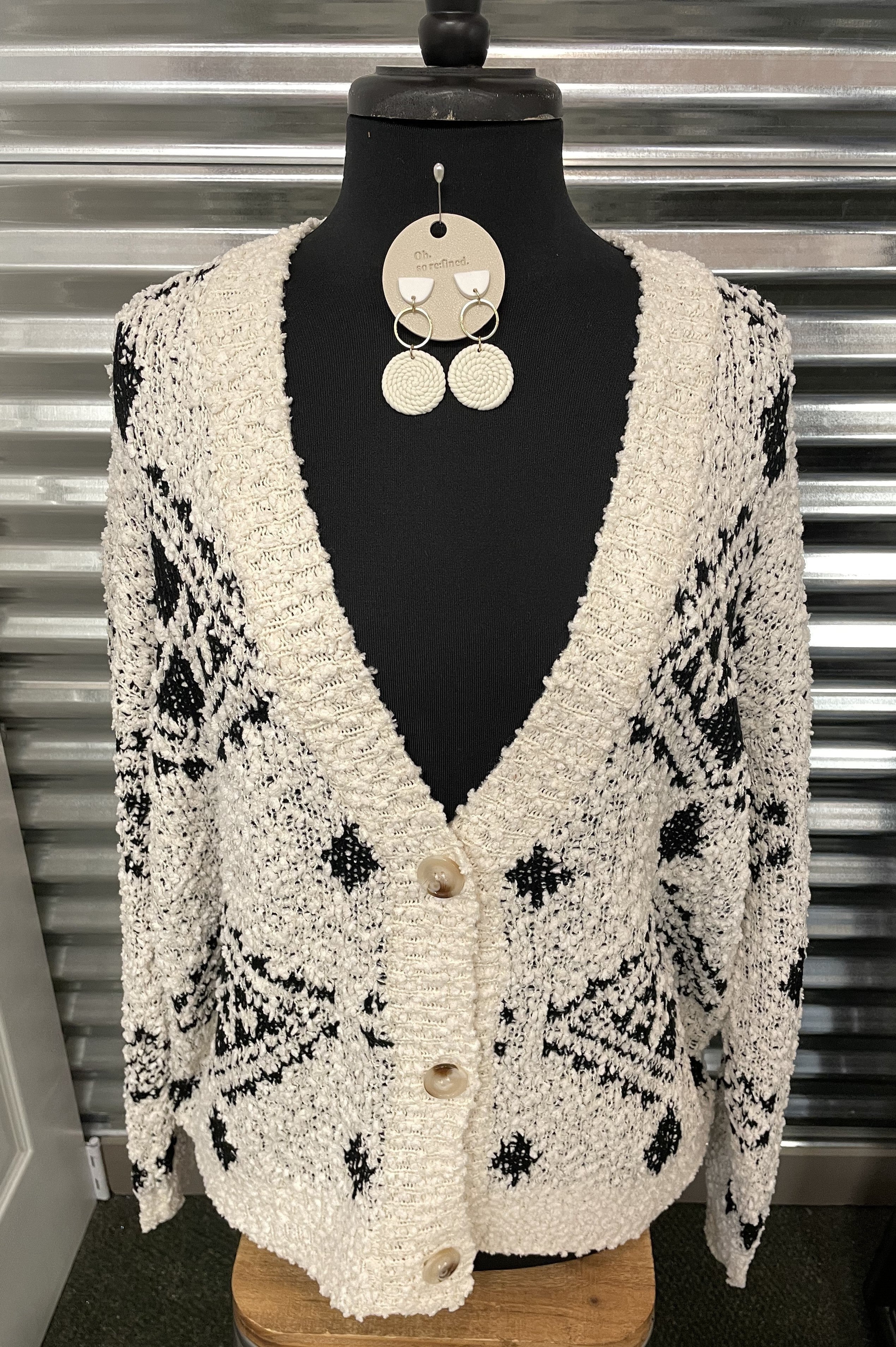 Soft Printed Cardi
