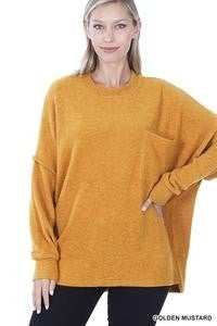 Brushed Oversized Sweatshirt