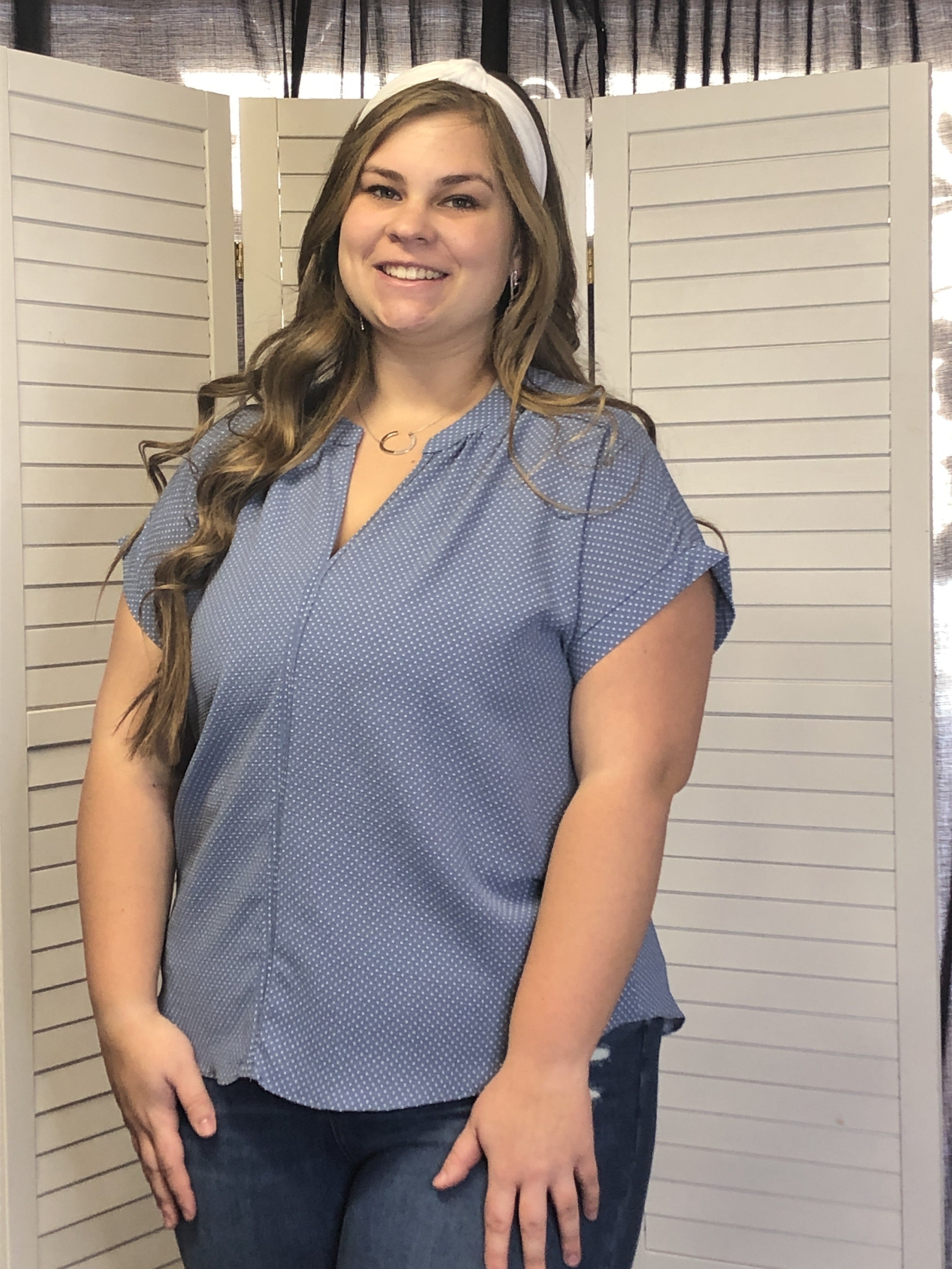 Mini dot print top