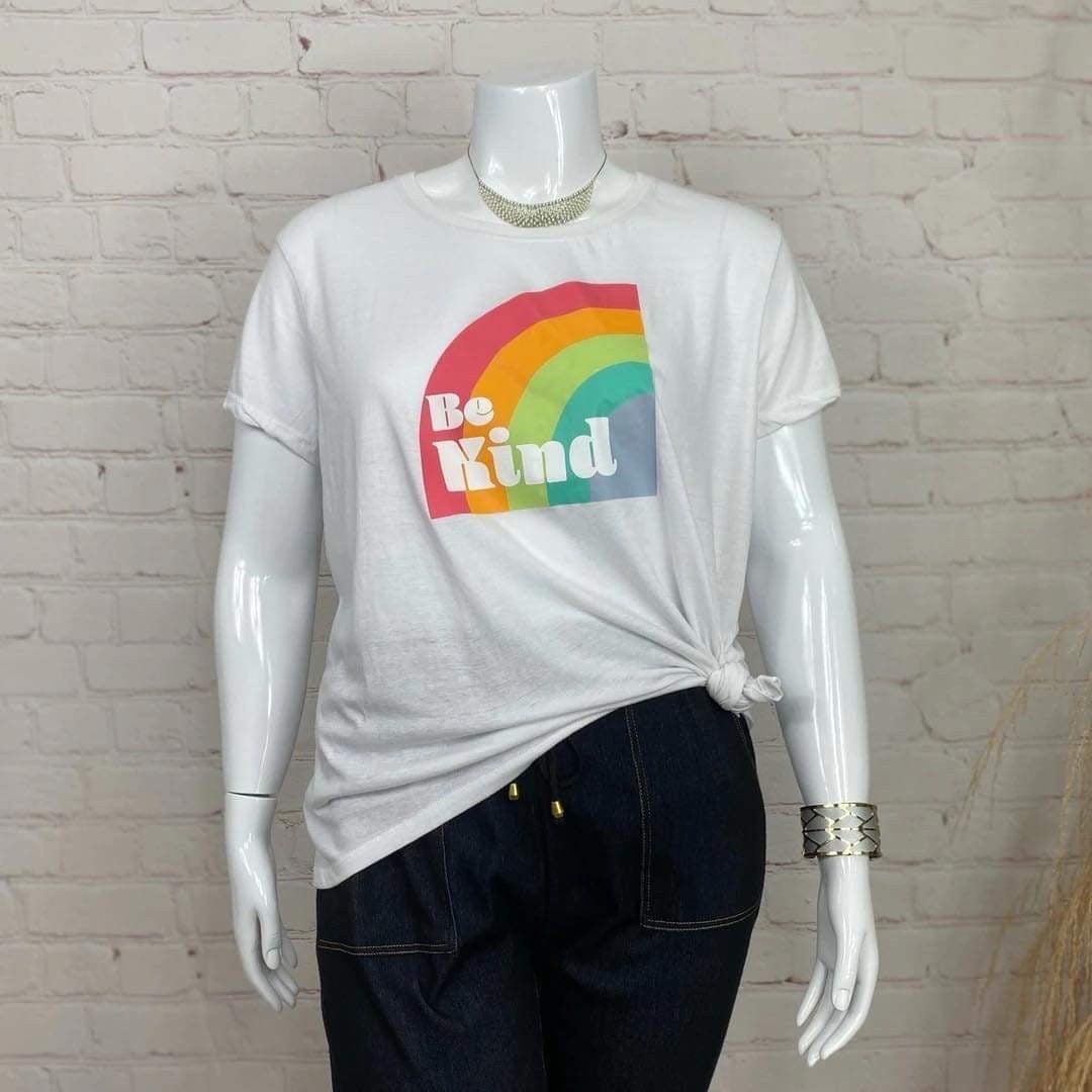 White Graphic Tee