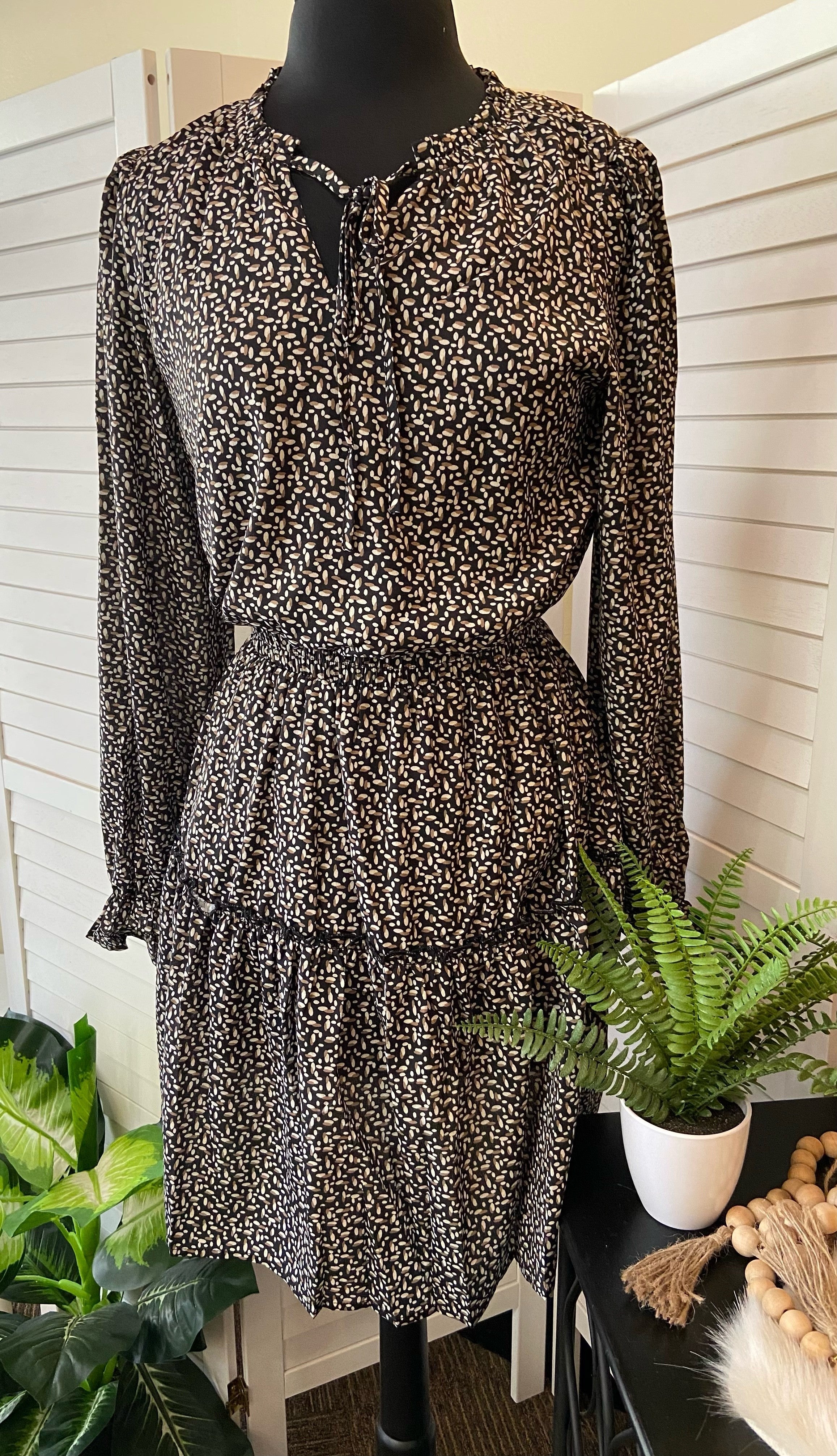 Ruffle Tiered Mini Dress