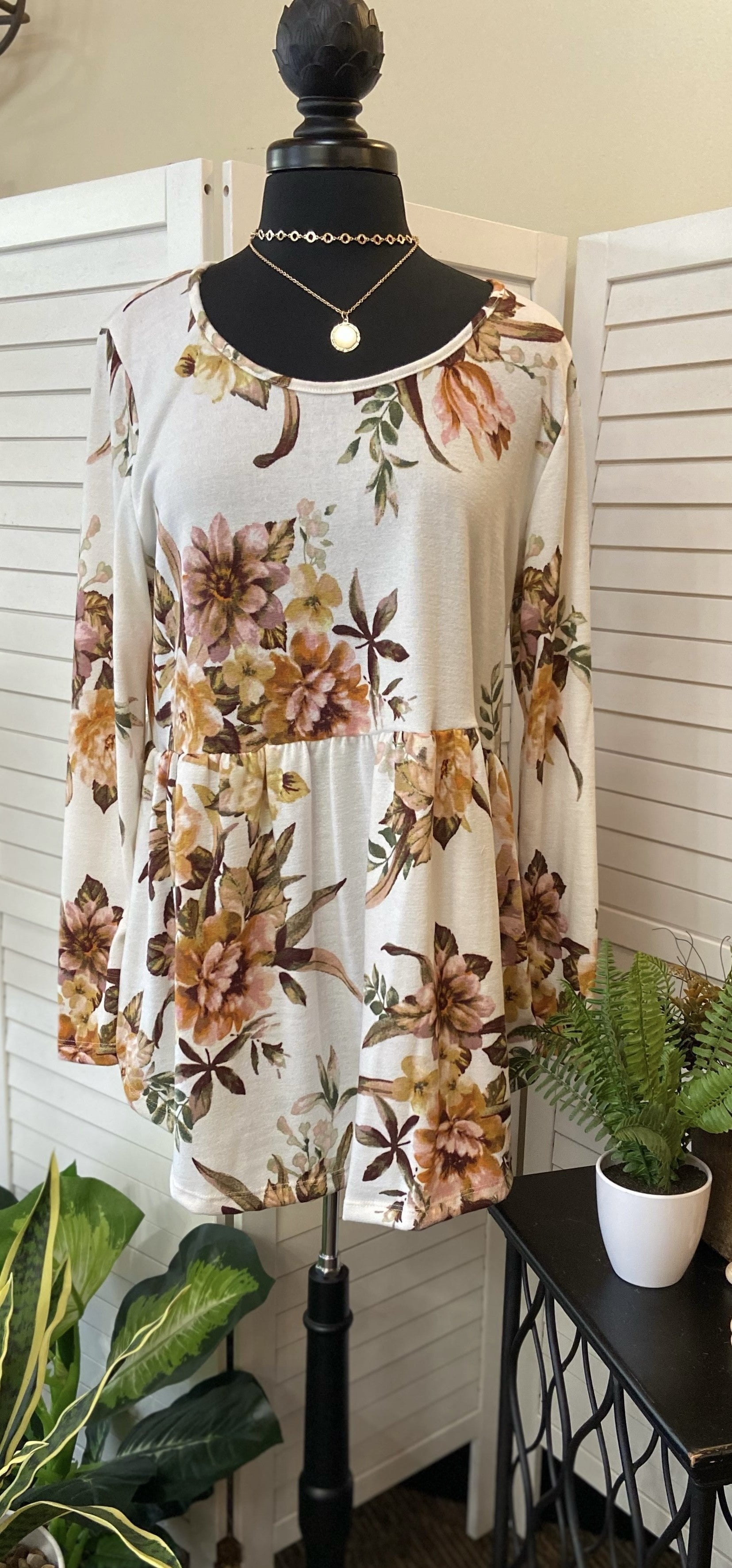 Babydoll Print Top
