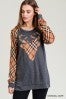 charcoal deer pullover