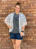 Ivory Lace Kimono