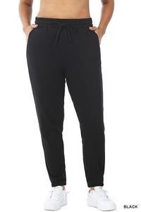 Black 100% Cotton Joggers