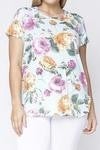 mint floral t-shirt
