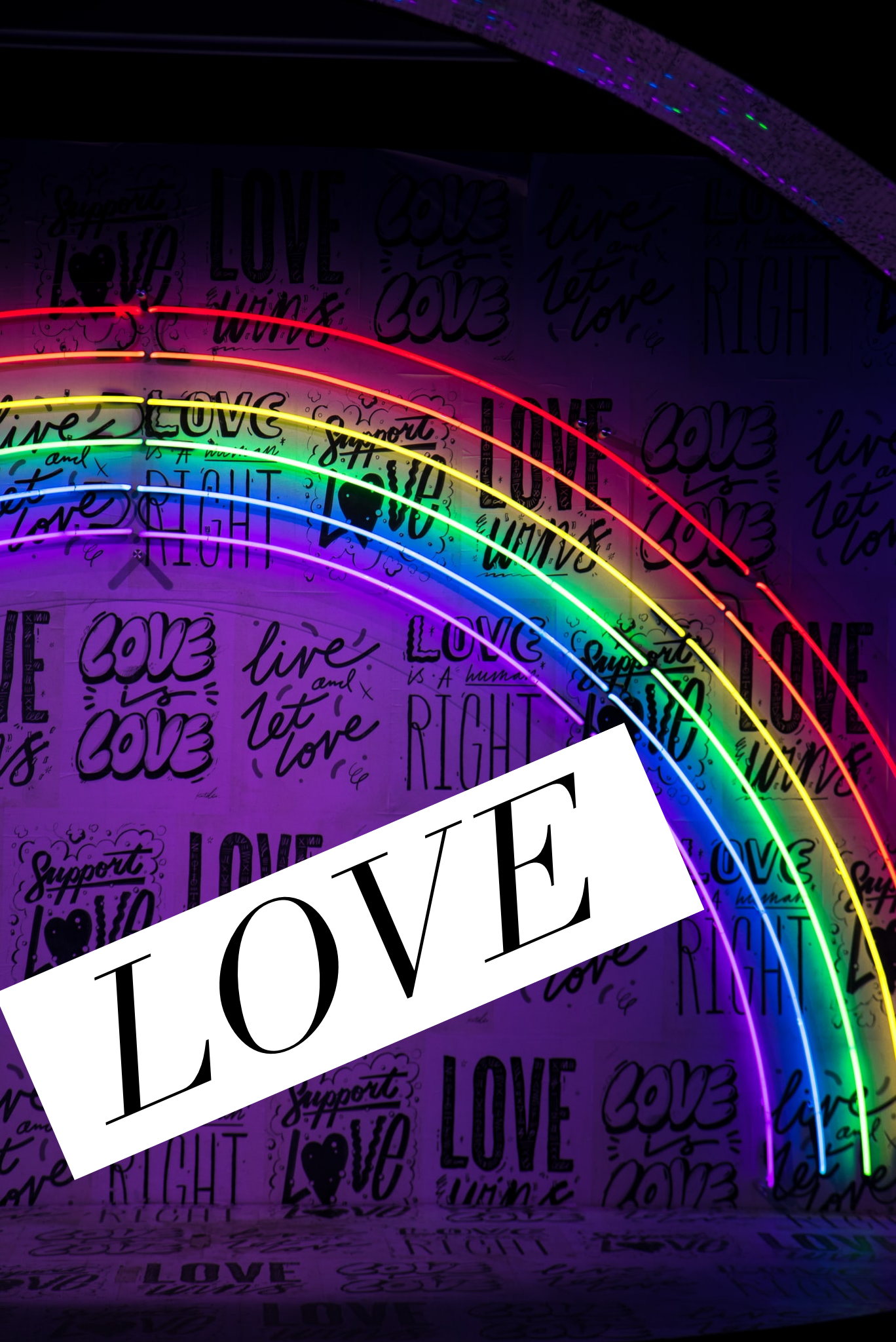 LOVE wide bracelet