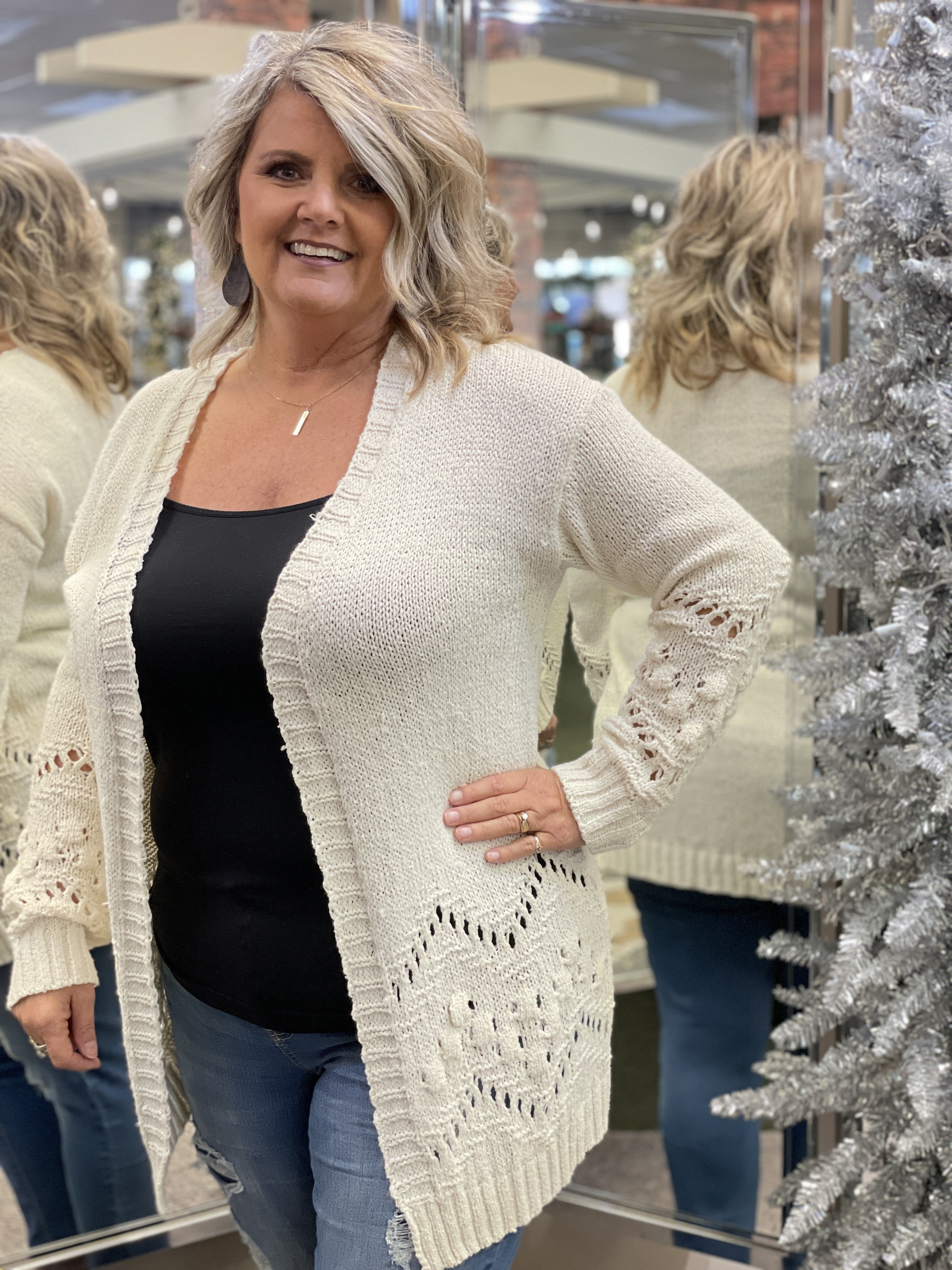 Ivory Cozy Cardi
