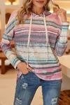 Multicolor Striped Hoodie
