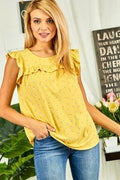 Banana Floral Print Top