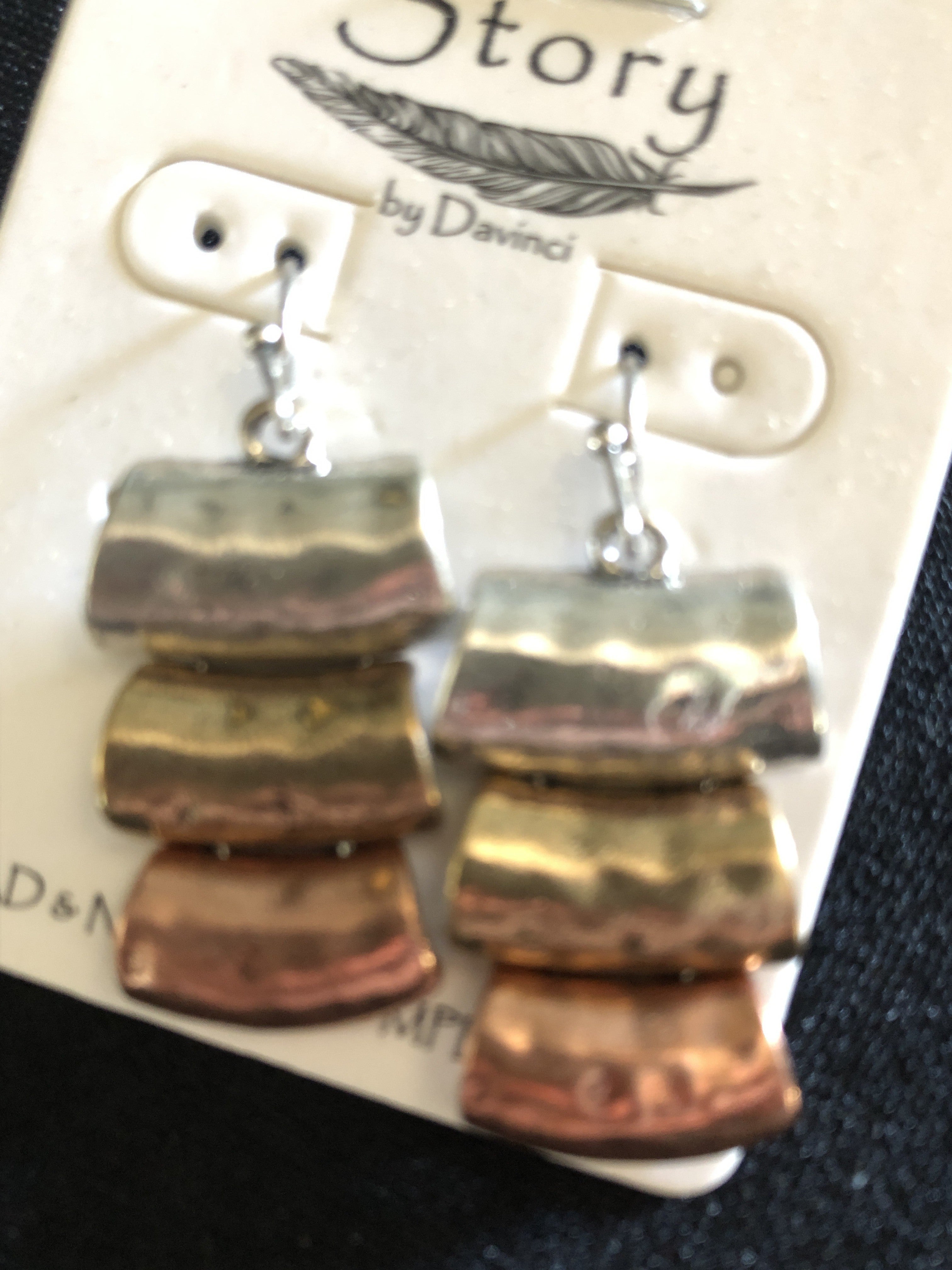 Mixed Metal Earrings