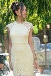 Crochet ragland dress