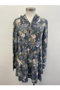 Floral Zippered Jacket