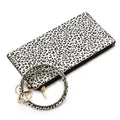 Leopard wristlet