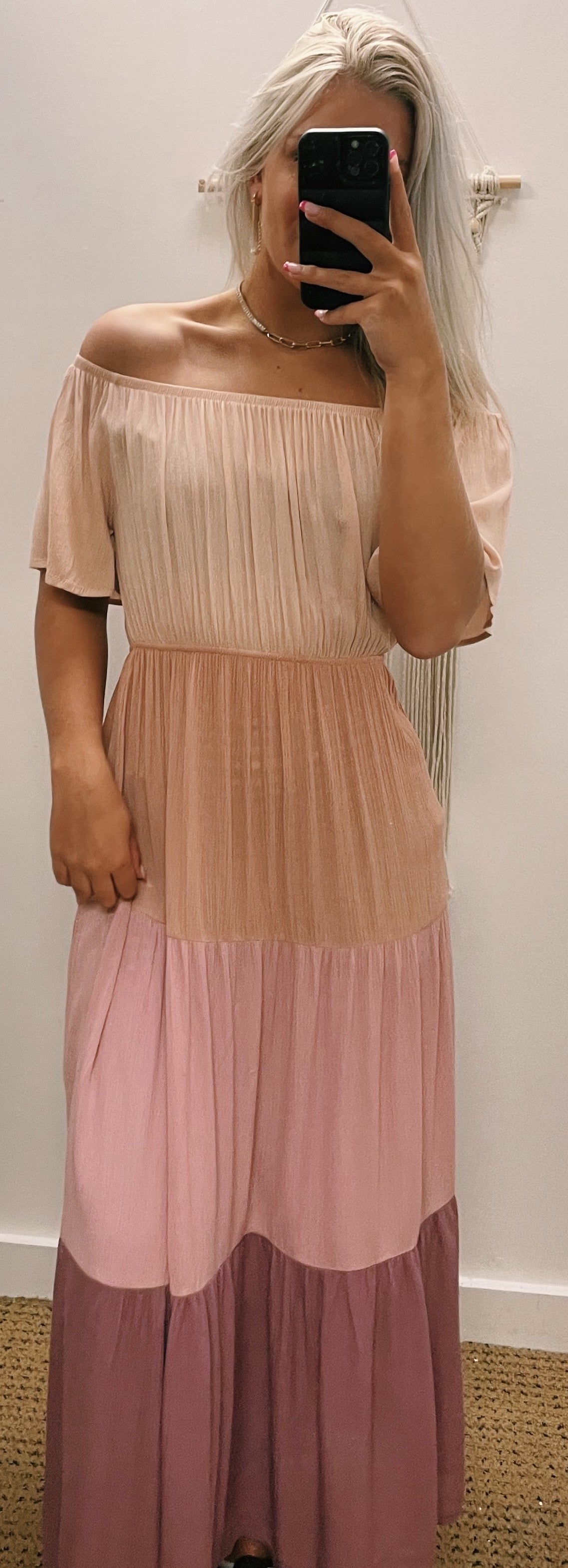 Boho Off Shoulder Maxi